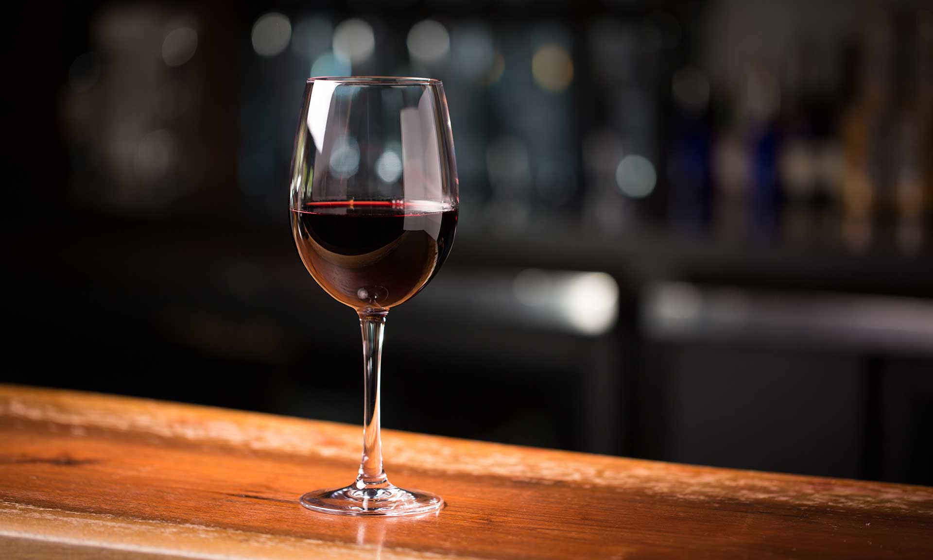 Wine Glass on Table