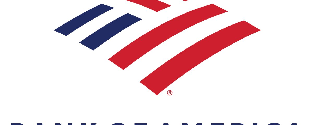 Bank of America logo with flag
