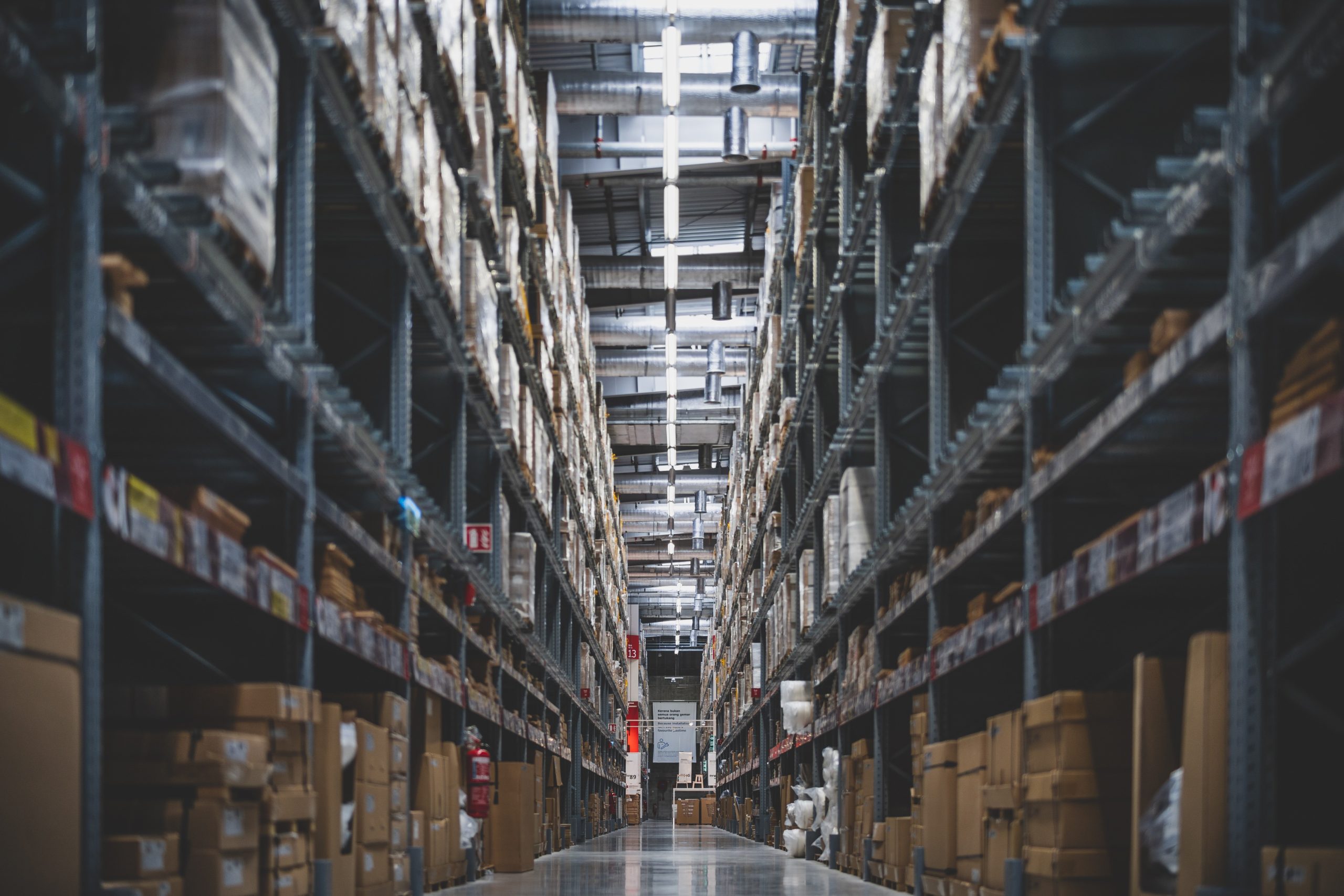 image of the inside of a warehouse